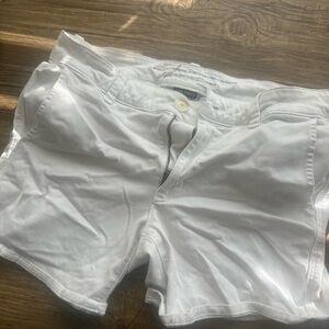 American Eagle Outfitters White Denim Shorts